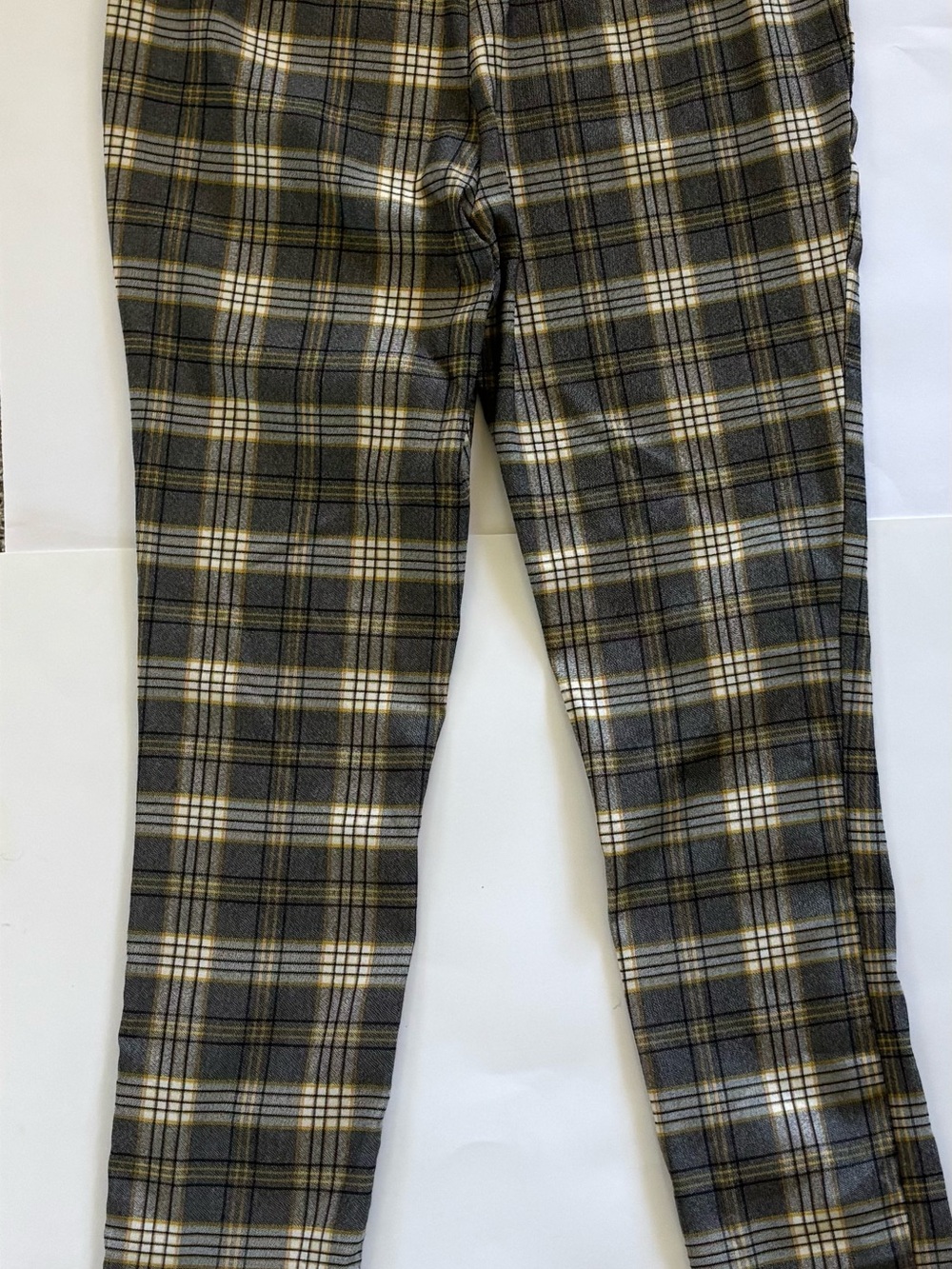 Calvin Klein Women’s Retro Plaid Comfort Stretch Skinny Pants Size 8